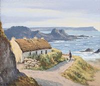 BALLINTOY, COUNTY ANTRIM by William Henry Burns at Ross's Online Art Auctions