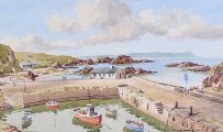 BALLINTOY HARBOUR, COUNTY ANTRIM by Samuel McLarnon UWS at Ross's Online Art Auctions