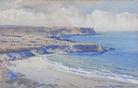 WHITE PARK BAY, COUNTY ANTRIM by Samuel McLarnon UWS at Ross's Online Art Auctions
