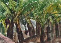 PALM TREES by Olive Henry RUA at Ross's Online Art Auctions