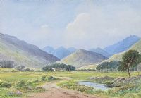 DEER'S MEADOW, HILLTOWN by George W.  Morrison at Ross's Online Art Auctions