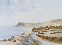 THE COAST ROAD by Robert B. Higgins at Ross's Online Art Auctions