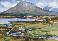 MOUNT ERRIGAL, DONEGAL by Theo J. Gracey RUA at Ross's Online Art Auctions