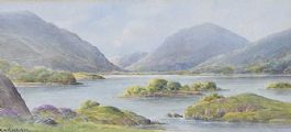LOUGH, CONNEMARA by George W.  Morrison at Ross's Online Art Auctions