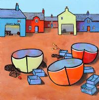 QUAY BOXES by Paul Bursnall at Ross's Online Art Auctions