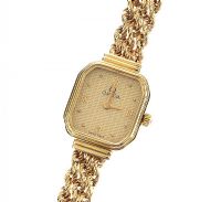 OMEGA 9CT GOLD LADY'S WRIST WATCH at Ross's Online Art Auctions