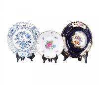 THREE MEISSEN PLATES at Ross's Online Art Auctions
