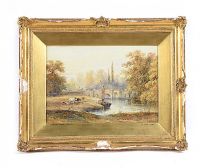 WATERCOLOUR DRAWING SIGNED H. EARP SENR at Ross's Online Art Auctions