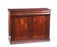 WILLIAM IV TWO DOOR SIDE CABINET at Ross's Online Art Auctions