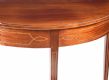 EDWARDIAN INLAID DEMI LUNE SIDE TABLE at Ross's Online Art Auctions