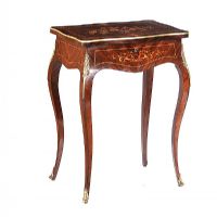 FRENCH KINGWOOD VANITY TABLE at Ross's Online Art Auctions