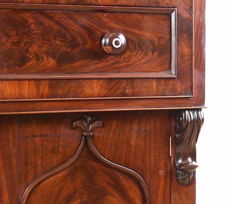 WILLIAM IV TWO DOOR BOOKCASE at Ross's Online Art Auctions