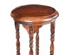PAIR OF MAHOGANY TORCHERES at Ross's Online Art Auctions