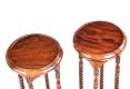 PAIR OF MAHOGANY TORCHERES at Ross's Online Art Auctions