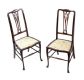 PAIR OF EDWARDIAN INLAID SIDE CHAIRS at Ross's Online Art Auctions