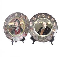 TWO ROYAL DOULTON PLATES at Ross's Online Art Auctions