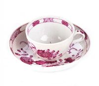 MEISSEN CUP AND SAUCER at Ross's Online Art Auctions