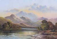 HIGHLAND LOCH by Wendy Reeves at Ross's Online Art Auctions