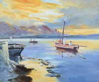 OUT SAILING by June Ryan at Ross's Online Art Auctions