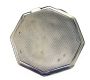 VINTAGE 'RAF' STERLING SILVER BLUE ENAMEL POWDER COMPACT at Ross's Online Art Auctions