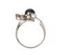 SILVER PEARL RING at Ross's Online Art Auctions