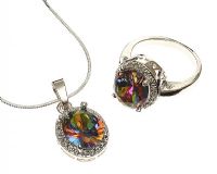 CRYSTAL JEWELLERY SET at Ross's Online Art Auctions