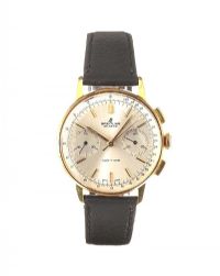 BREITLING 1960'S/70'S GOLD-PLATED STAINLESS STEEL GENT'S WRIST WATCH at Ross's Online Art Auctions