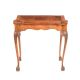 WALNUT TURN OVER LEAF CARD TABLE at Ross's Online Art Auctions