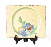 CLARICE CLIFF PLATE at Ross's Online Art Auctions