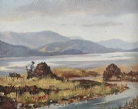 MAAM VALLEY, CONNEMARA by Tom Stephenson at Ross's Online Art Auctions