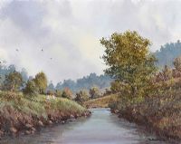 RIVER QUOILE, COUNTY DOWN by David Overend at Ross's Online Art Auctions