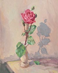 THE RED ROSE by Robert Taylor Carson RUA at Ross's Online Art Auctions