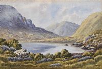 BLUE LOUGH, MOURNE MOUNTAINS by Ursula Spry at Ross's Online Art Auctions