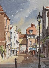 THE PERRINS COURT, HAMPSTEAD by J. Moia at Ross's Online Art Auctions