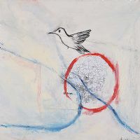 BIRD OVER ANTRIM by Alyson Carissa Akin at Ross's Online Art Auctions