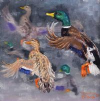 JUST LEAVING by Josephine Guilfoyle at Ross's Online Art Auctions