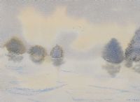 WINTER LANDSCAPE by William Lindsay at Ross's Online Art Auctions