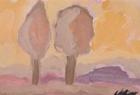 TREES AT SUNSET by Markey Robinson at Ross's Online Art Auctions