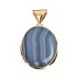 9CT GOLD HARD-STONE FOB at Ross's Online Art Auctions