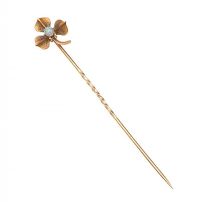 15CT GOLD OPAL STICK PIN at Ross's Online Art Auctions