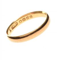 22CT GOLD BAND at Ross's Online Art Auctions