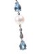 18CT WHITE GOLD AQUAMARINE AND DIAMOND DROP EARRINGS at Ross's Online Art Auctions