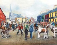 OMAGH HORSE FAIR by Will R. Millar at Ross's Online Art Auctions