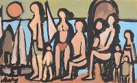 BATHERS by Markey Robinson at Ross's Online Art Auctions