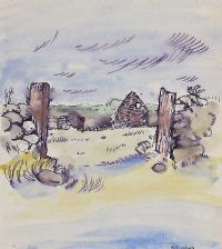 THE OLD COTTAGE by Maurice Canning Wilks ARHA RUA at Ross's Online Art Auctions