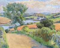 LANDSCAPE, KILLINCHY by Romeo Charles Toogood RUA ARCA at Ross's Online Art Auctions
