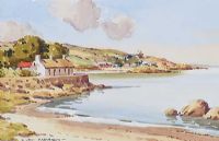 NORTH ANTRIM COAST by Samuel McLarnon UWS at Ross's Online Art Auctions