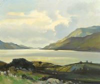 KILLARY HARBOUR, COUNTY GALWAY by Tom Greaney at Ross's Online Art Auctions