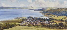GLYNN VILLAGE, COUNTY ANTRIM by Samuel McLarnon UWS at Ross's Online Art Auctions