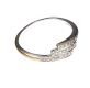 9CT WHITE GOLD AND DIAMOND RING at Ross's Online Art Auctions